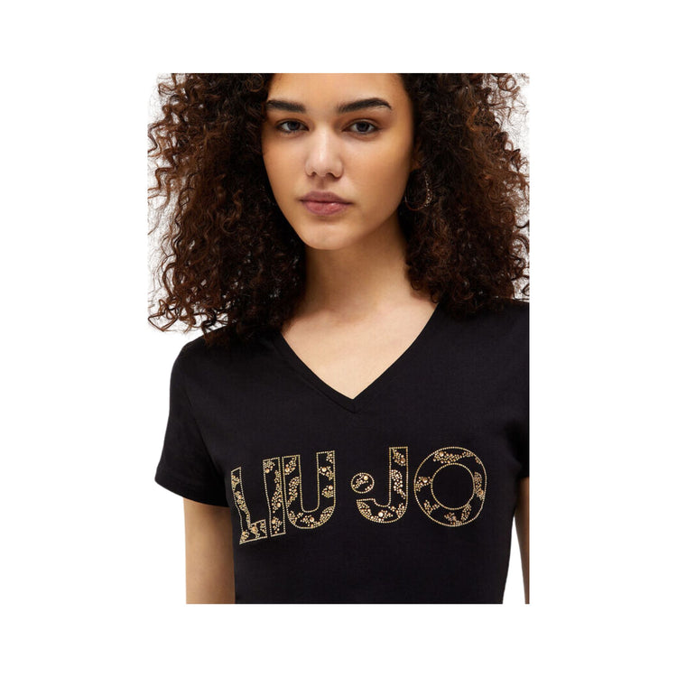Women's T-shirt with lettering logo