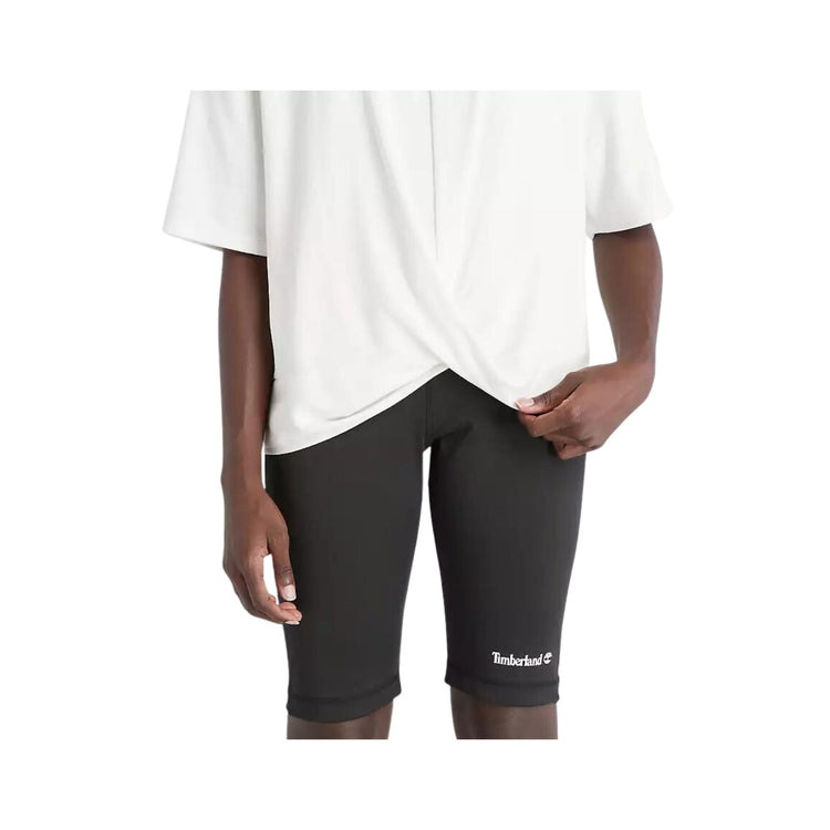 T-shirt Donna con drappeggio frontale