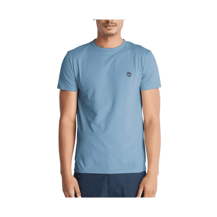 T-shirt Uomo in cotone con logo ricamato