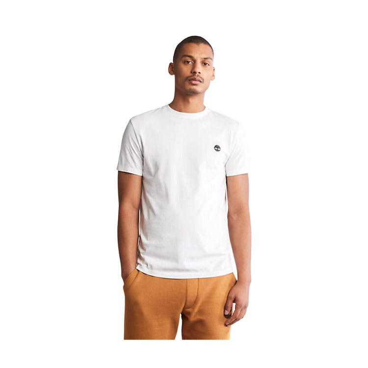 T-shirt Uomo in cotone con logo ricamato