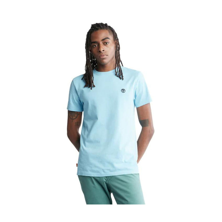 T-shirt homme en coton avec logo brodé