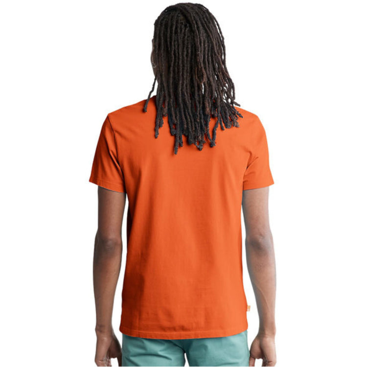 Men's cotton T-shirt with embroidered logo