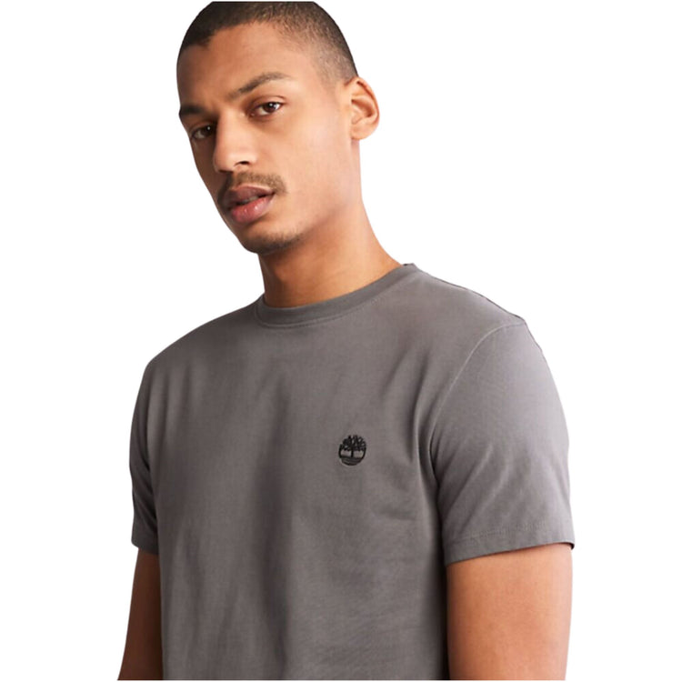 T-shirt homme en coton avec logo brodé