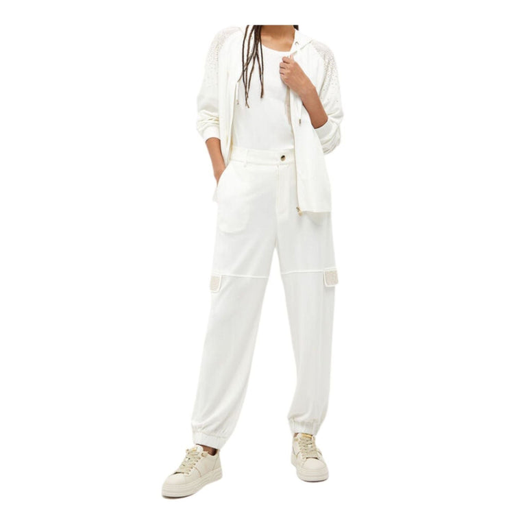 Eco-sustainable women's t-shirt with rhinestones