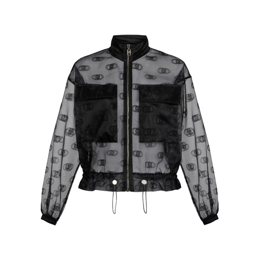 Giacca Donna in organza stampata