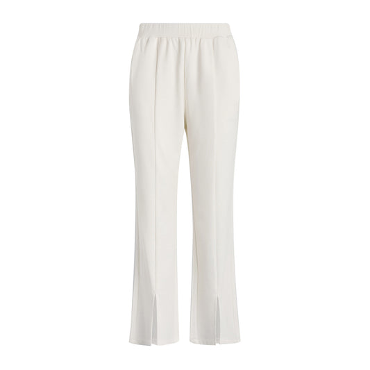 Pantaloni Flare Donna in jersey Bianco