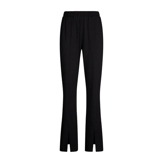 Pantaloni Flare Donna in jersey Nero