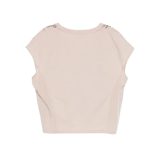 T-shirt Donna a tinta unita con scollo a V