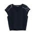 T-shirt Donna a tinta unita con scollo a V