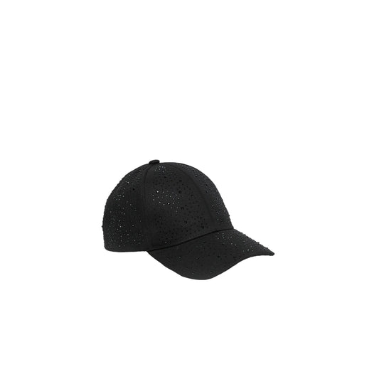 Cappello Donna da baseball Nero con strass
