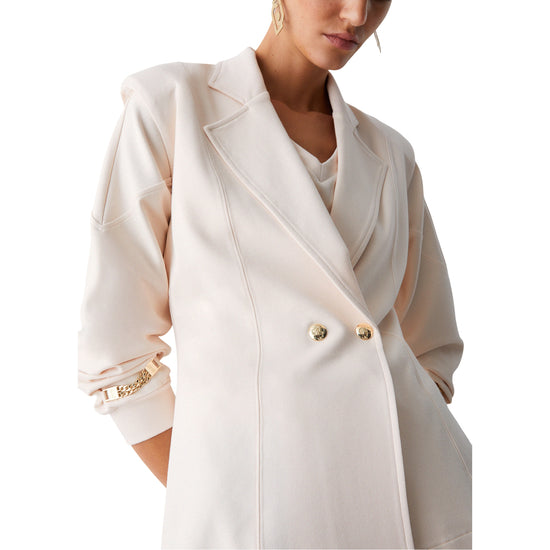 Gilet da Donna panna con spalline imbottite dettaglio