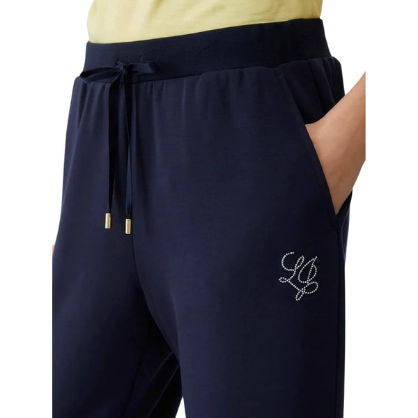 Pantaloni in jersey blu da Donna 