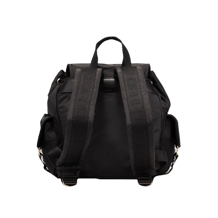 Zaino Donna in nylon nero retro