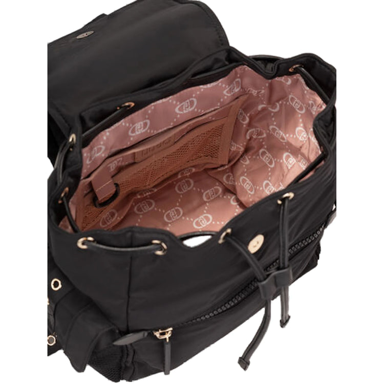 Zaino Donna in nylon nero interno