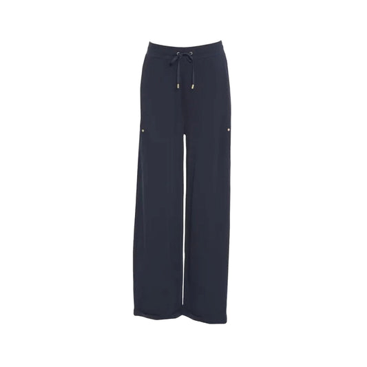 Pantalone Donna a gamba ampia Blu