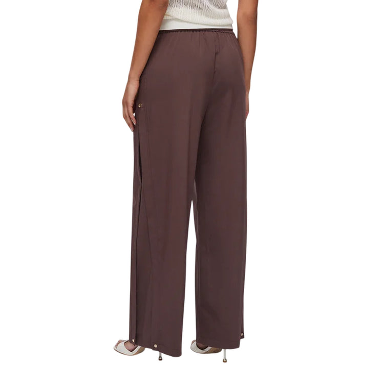 Pantaloni lunghi fango con elastico in vita