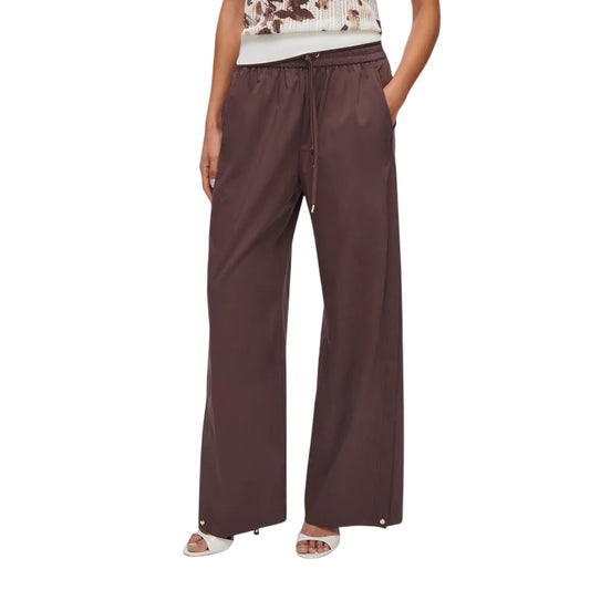 Pantaloni lunghi fango con elastico in vita