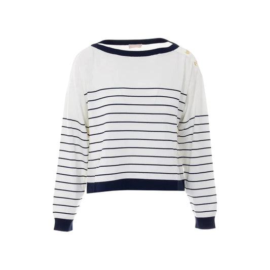Maglia Donna in misto viscosa, con bottoni sulle spalle