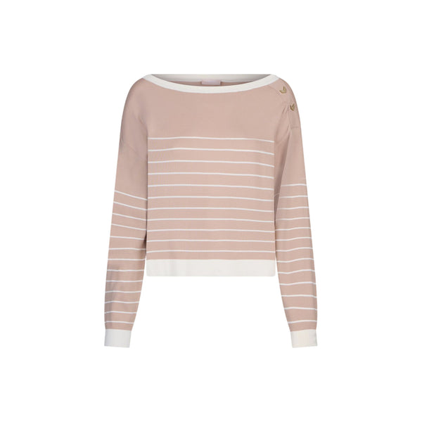 Maglia Donna con bottoni decorativi sulle spalle