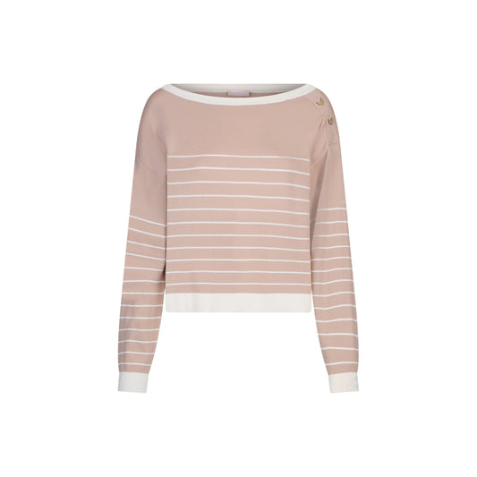 Maglia Donna con bottoni decorativi sulle spalle