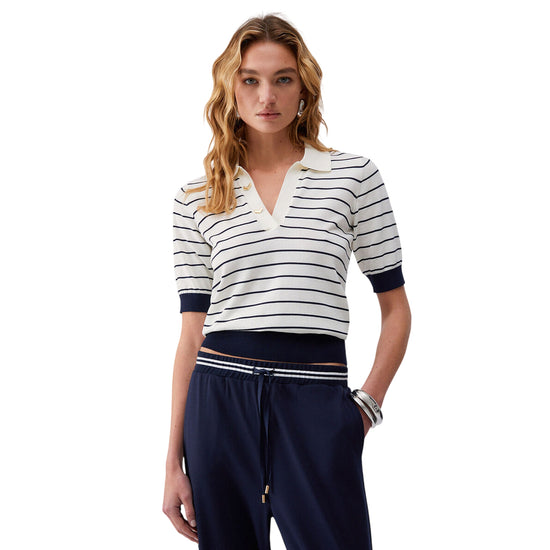Maglia Donna in misto viscosca a maniche corte