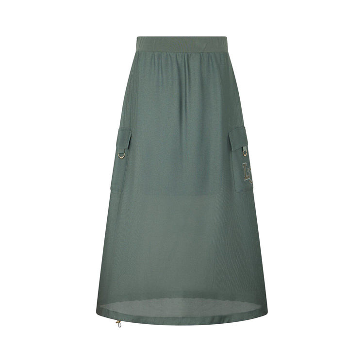 Gonna lunga Donna in mesh Verde