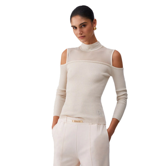 Maglia Donna con inserti in mesh