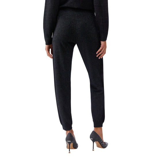 Pantaloni da Donna lungo in lurex retro