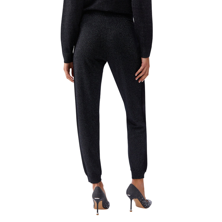 Pantaloni da Donna lungo in lurex retro