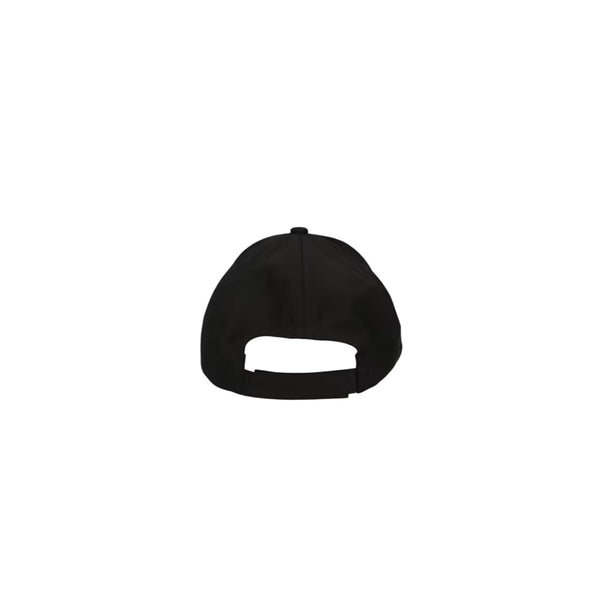 Cappello Donna in tessuto nero con logo retro