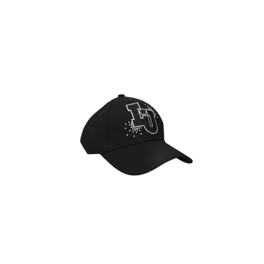 Cappello Donna in tessuto nero con logo