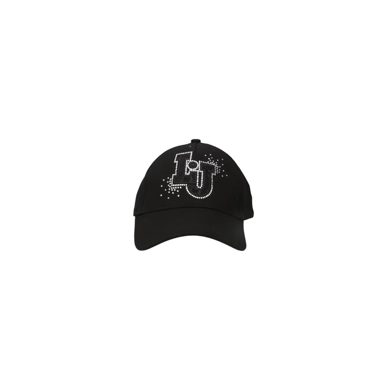 Cappello Donna in tessuto nero con logo