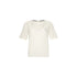 T-shirt Donna con scollo a V e strass