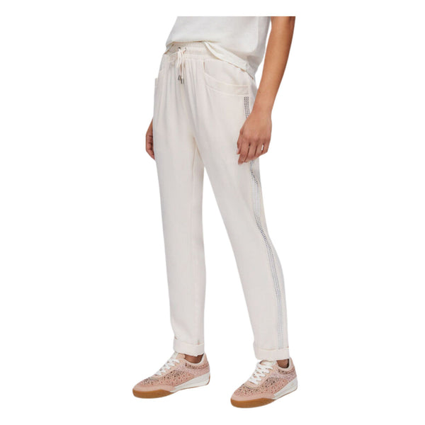 Pantaloni Donna con strass laterali modella