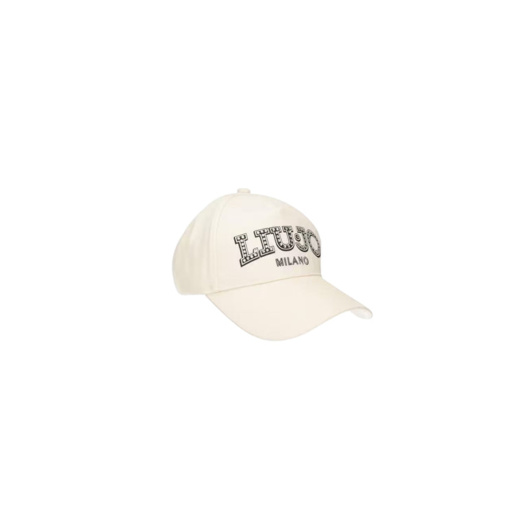 Cappello Bianco Donna con logo lettering