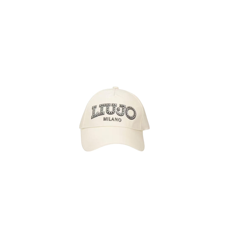 Cappello Bianco Donna con logo lettering