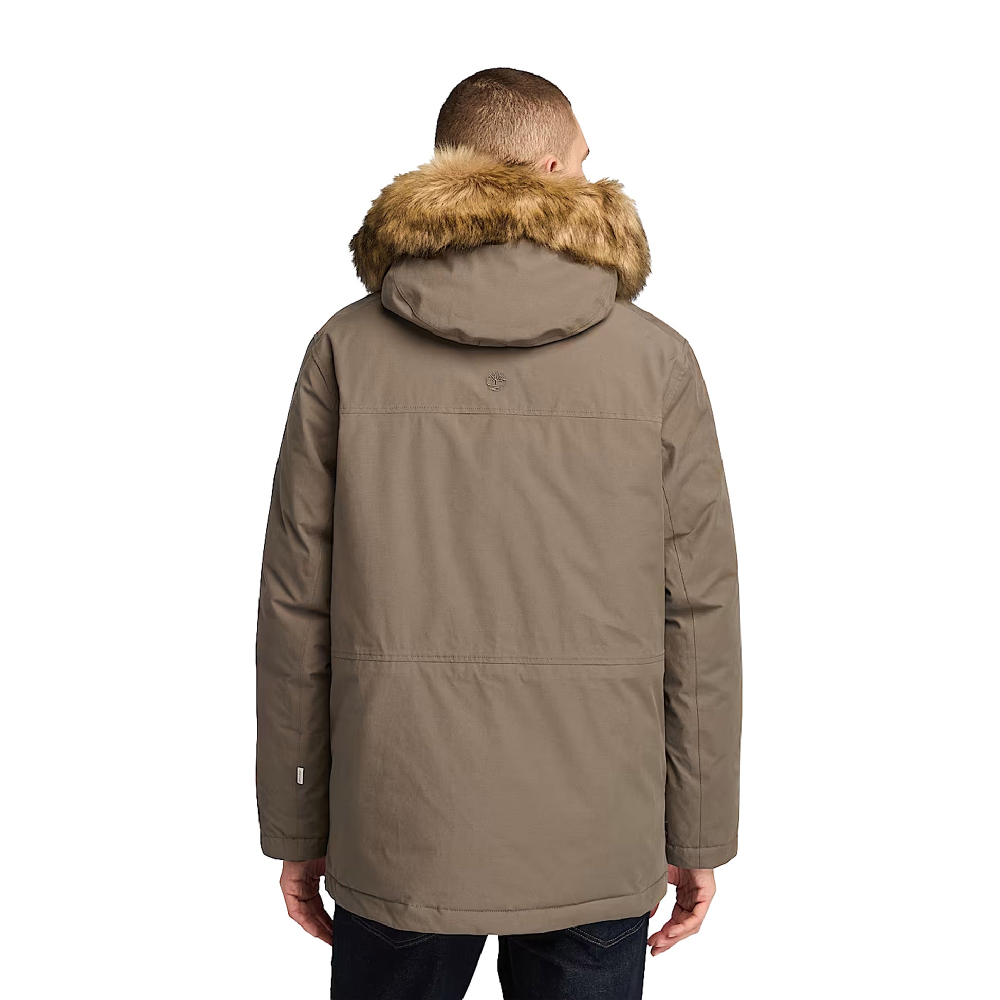 Parka Uomo Scar Ridge Impermeabile Marrone modello retro