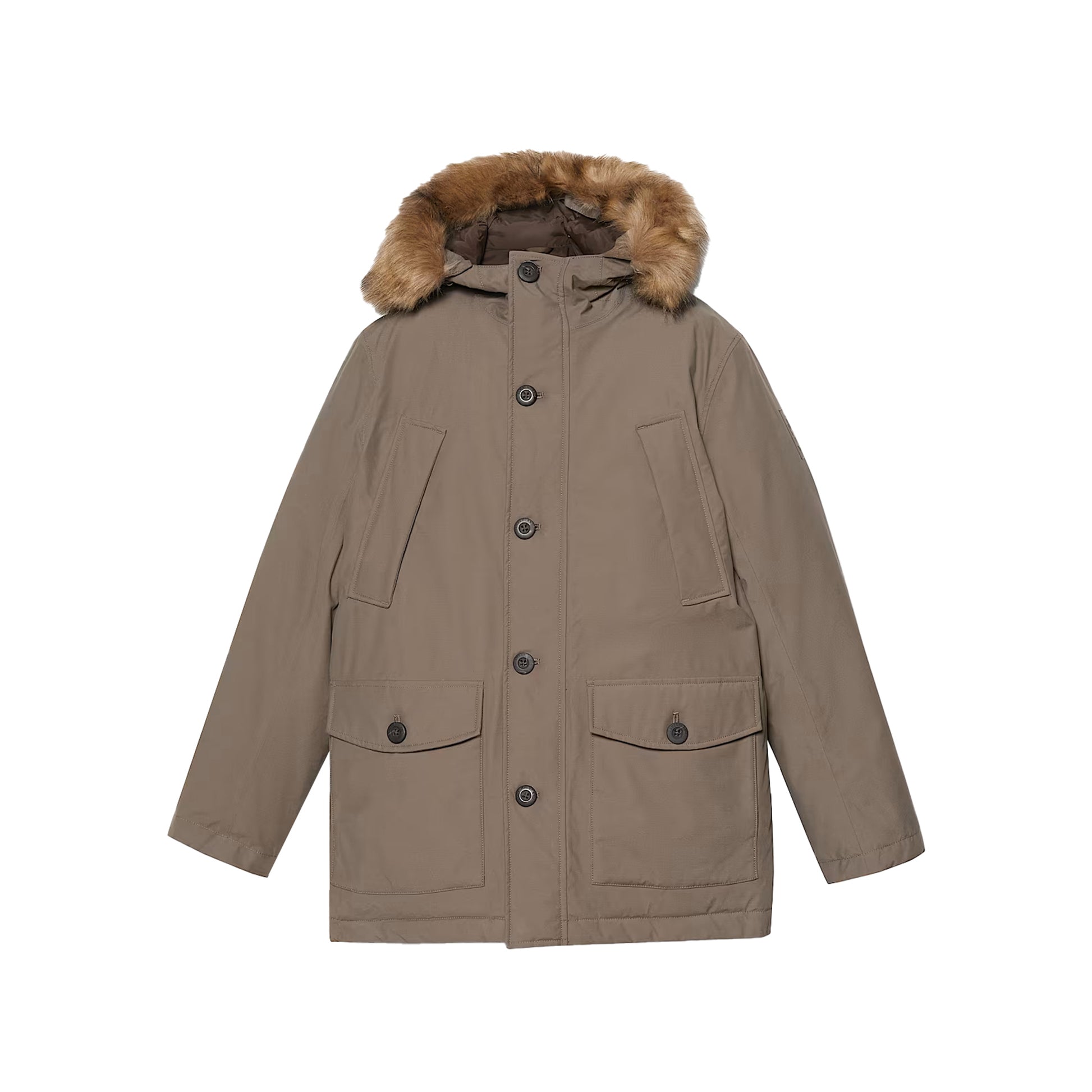 Parka Uomo Scar Ridge Impermeabile Marrone