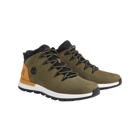 Sneakers Uomo Sprint Trekker Mid verde oliva