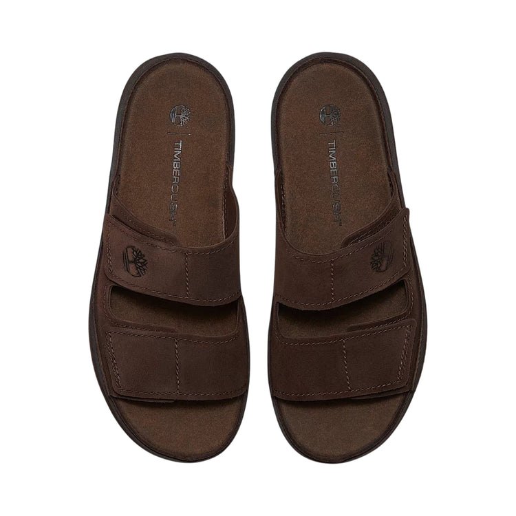 Sandalo Uomo Casco Cove con due cinturini Marrone scuro