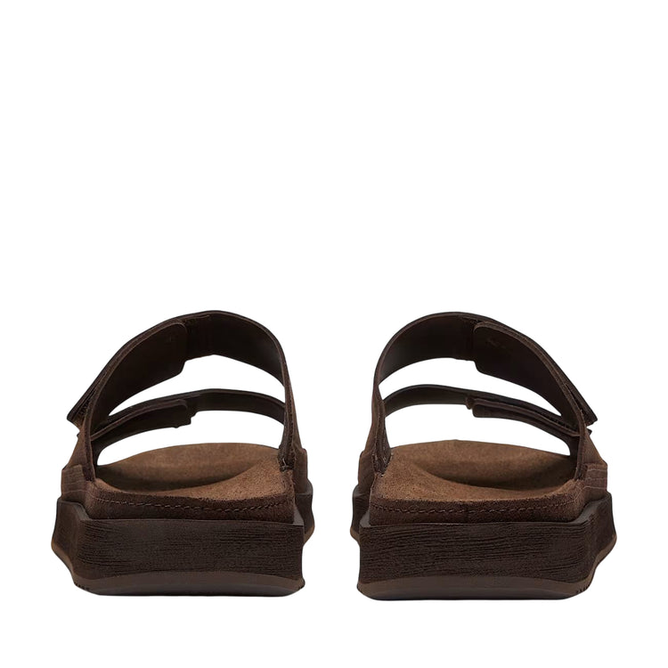 Sandalo Uomo Casco Cove con due cinturini Marrone scuro