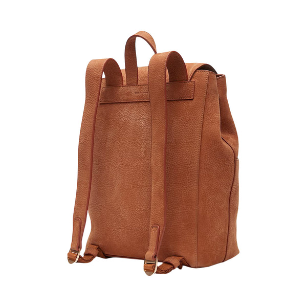 Zaino Donna 11 litri in morbida pelle marrone retro
