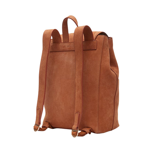 Zaino Donna 11 litri in morbida pelle marrone retro