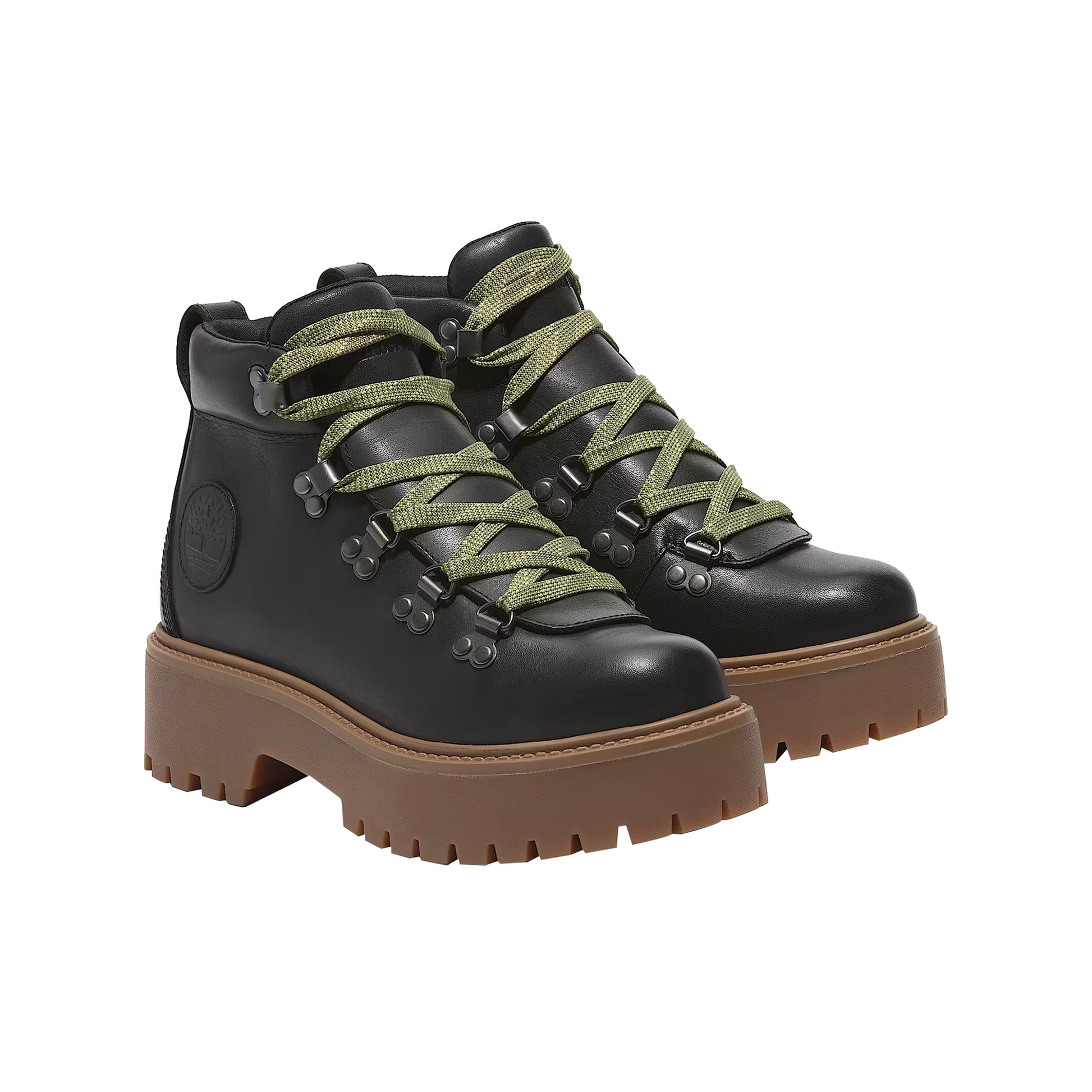 Stivali Donna Hiker con plateau Nero