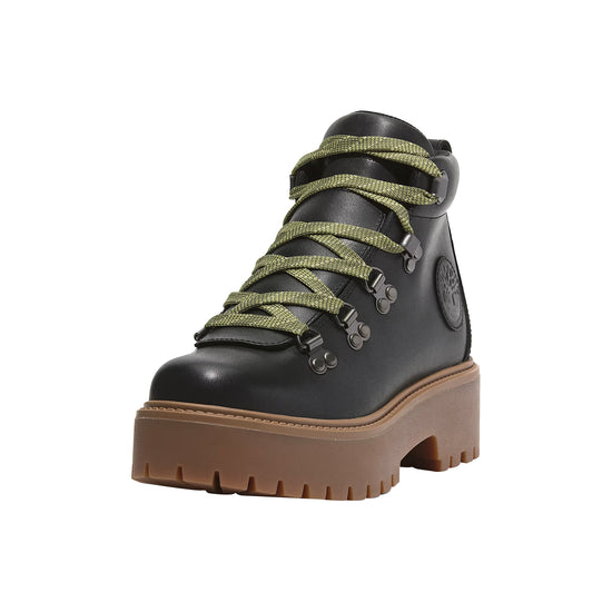 Stivali Donna Hiker con plateau Nero