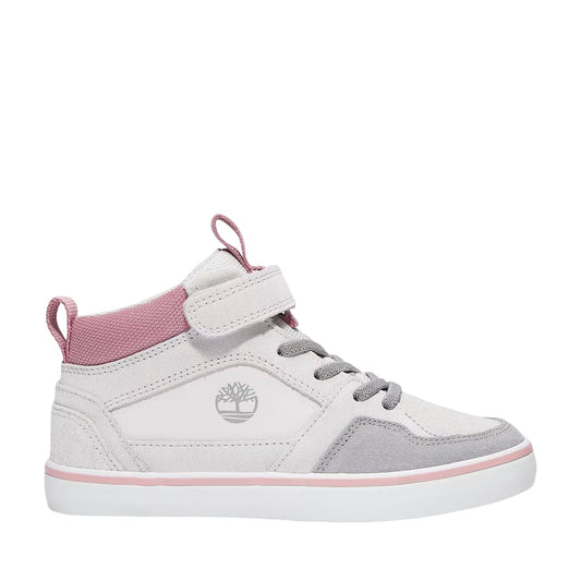Sneakers Bambino Mid con cinturino Grigio chiaro