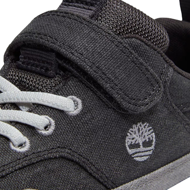 Sneakers Bambino con velcro Stone Jump Grigio scuro dettaglio