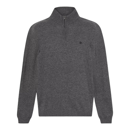 Maglione Uomo con zip a 1/4 Cohas Broo Grigio
