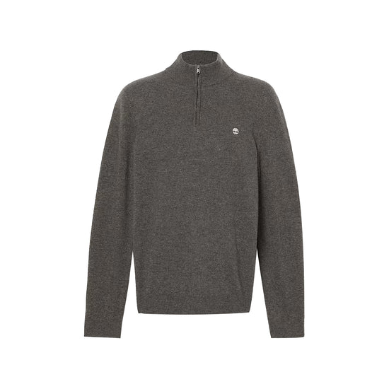 Maglione Uomo con Zip Cohas Brook Grigio