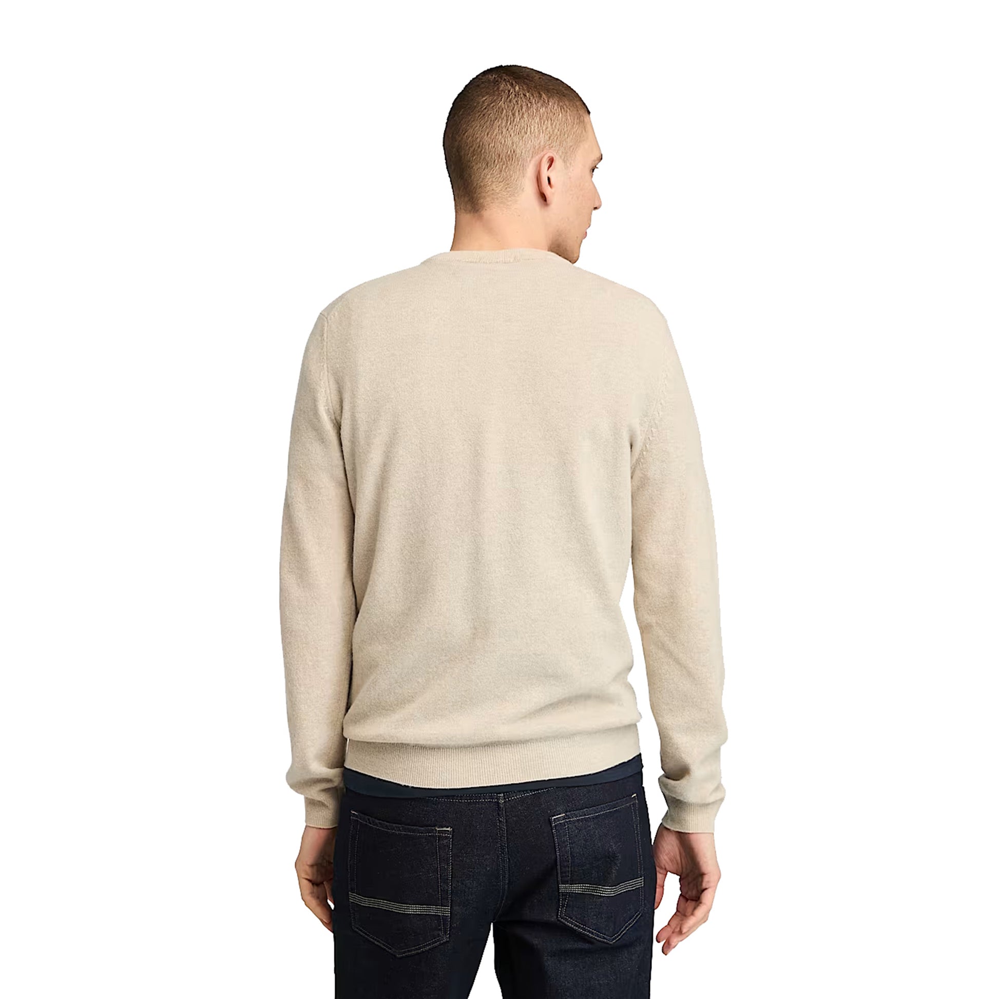 Maglione Uomo Cohas Brook Beige modello retro